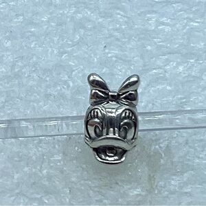 Pandora, “Disney Daisy Duck Portrait “ Silver S925ALE Charm 792137 D21-11